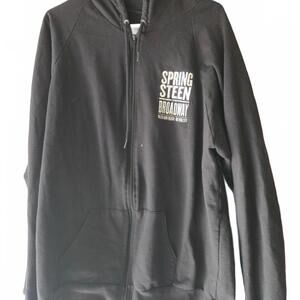 Springsteen on Broadway Black Zip-Up Hoodie